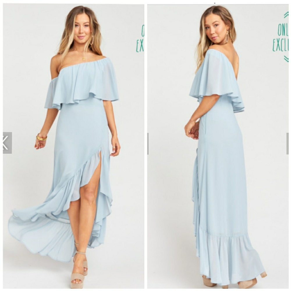 SMYM | NWOT Tango Blue Steel Bridesmaid dress